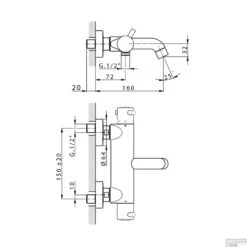 Badkraan Opbouw Salenzi Giro Gegalvaniseerd Geborsteld Messing Goud 13 Badkraan Opbouw Salenzi Giro Gegalvaniseerd Geborsteld Messing Goud -Hansgrohe Badkamerinterieur Winkel 11aj15 tech 4