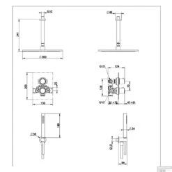 Regendoucheset Inbouw Salenzi Giro S Plafond Uitloop Gegalvaniseerd Messing Zwart Chroom 30 Cm 15 Regendoucheset Inbouw Salenzi Giro S Plafond Uitloop Gegalvaniseerd Messing Zwart Chroom 30 Cm -Hansgrohe Badkamerinterieur Winkel 14aj15 tech1 1 4 1
