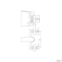 Douchemengkraan VM Move Eengreeps Incl Rozetten En S-koppeling Chroom -Hansgrohe Badkamerinterieur Winkel 182870 tt