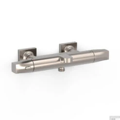 Thermostatische Mengkraan Tres Over-Wall Voor Bad En Douche Staal