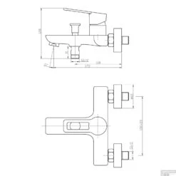 Badkraan Sanimar Lagos Compleet Geborsteld Messing 7 Badkraan Sanimar Lagos Compleet Geborsteld Messing -Hansgrohe Badkamerinterieur Winkel 199411 tech