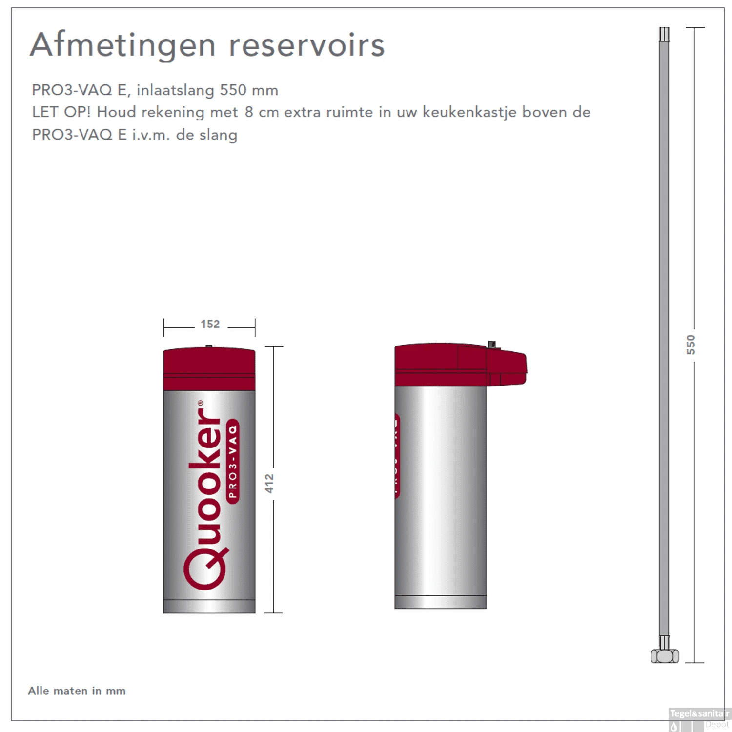 Quooker Flex Chroom Met PRO3 VAQ-E Boiler 6 Quooker Flex Chroom Met PRO3 VAQ-E Boiler - Afbeelding 4