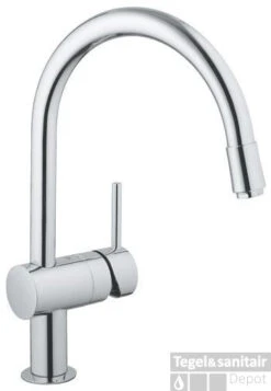 Grohe Minta Keukenkraan Uittrekbare Kraanuitloop Eco Chroom