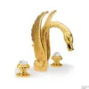Wastafelmengkraan 3-gats Sapho Crystal 2-knop Zwaan 32 Cm Goud (incl. Waste) -Hansgrohe Badkamerinterieur Winkel 23037ds wastafelmengkraan 3 gats sapho crystal 2 knop zwaan 32 cm goud incl. waste shop