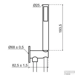 Regendoucheset Qisani Flow Inbouw 2-weg Vierkante Inbouwkraan Geborsteld RVS 8 Regendoucheset Qisani Flow Inbouw 2-weg Vierkante Inbouwkraan Geborsteld RVS -Hansgrohe Badkamerinterieur Winkel 25617 01 m0340 080 qisani flow handdouche met wateraansluiting 13