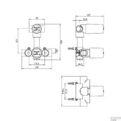 Thermostatische Inbouw Regendouche Set Wiesbaden Type 133 Wandarm Ufo 30 Cm Rond Incl. Inbouwdeel 21 Thermostatische Inbouw Regendouche Set Wiesbaden Type 133 Wandarm Ufo 30 Cm Rond Incl. Inbouwdeel -Hansgrohe Badkamerinterieur Winkel 29.2500 1 24