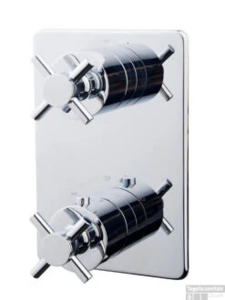 Cross Afbouwdeel Therm. 2 Weg Chroom