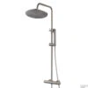 Douche-Opbouwset Caral Met Thermostaatkraan Geborsteld Staal PVD Coating -Hansgrohe Badkamerinterieur Winkel 29.2955 shop