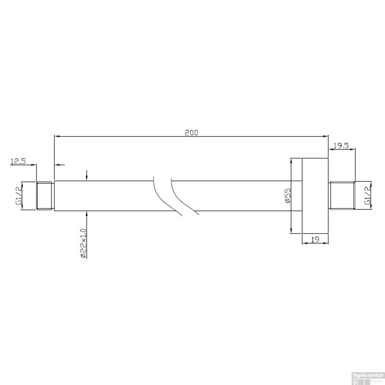 Thermostatische Inbouw Regendouche Set Wiesbaden Type 11 Plafondarm 20 Cm Rond Glijstang 7 Thermostatische Inbouw Regendouche Set Wiesbaden Type 11 Plafondarm 20 Cm Rond Glijstang - Afbeelding 5
