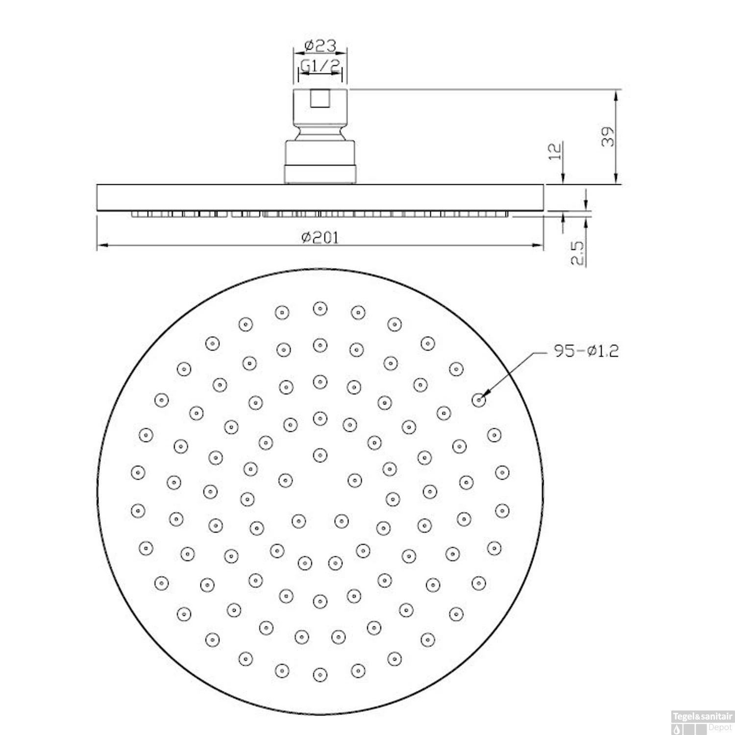 Thermostatische Inbouw Regendouche Set Wiesbaden Type 11 Plafondarm 20 Cm Rond Glijstang 9 Thermostatische Inbouw Regendouche Set Wiesbaden Type 11 Plafondarm 20 Cm Rond Glijstang - Afbeelding 7