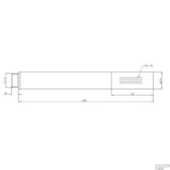 Thermostatische Inbouw Regendouche Set Wiesbaden Type 5 Plafondarm 20 Cm Vierkant -Hansgrohe Badkamerinterieur Winkel 29.3831 1