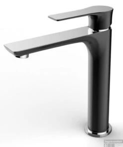Wastafelmengkraan Larga Zwart Hoog