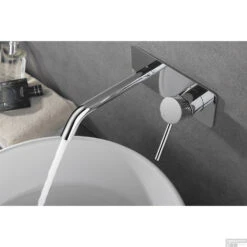 Wastafelkraan Wiesbaden Ribbd Inbouw Mengkraan Eenhendel Inclusief Afdekplaat Chroom -Hansgrohe Badkamerinterieur Winkel 29.5330 3wastafelkraan wiesbaden ribbd inbouw mengkraan eenhendel inclusief afdekplaat chroom