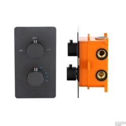 Regendoucheset Best Design Nero Rond Thermostatische Inbouwset Mat Zwart 21 Regendoucheset Best Design Nero Rond Thermostatische Inbouwset Mat Zwart -Hansgrohe Badkamerinterieur Winkel 4006180 1