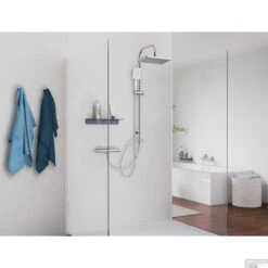 Opbouw Regendoucheset Schutte Mallorca Chroom -Hansgrohe Badkamerinterieur Winkel 4008431606606 2