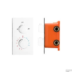 Regendoucheset Best Design White Rond Thermostatische Inbouwset Mat Wit -Hansgrohe Badkamerinterieur Winkel 4009180 shop