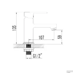 Fonteinkraan Plieger Flat 1/2 Inch Chroom 13.5 Cm -Hansgrohe Badkamerinterieur Winkel 4333298 ttech