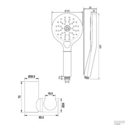 Opbouwset Bad- En Douchekraan Brauer Copper Edition Thermostatisch Met Wandhouder En Handdouche 3 Standen Geborsteld Koper 15 Opbouwset Bad- En Douchekraan Brauer Copper Edition Thermostatisch Met Wandhouder En Handdouche 3 Standen Geborsteld Koper -Hansgrohe Badkamerinterieur Winkel 5 gk 041 4 tech