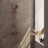 Douchekraanset Brauer Copper Edition Opbouw Met Glijstang En Ronde Handdouche Geborsteld Koper -Hansgrohe Badkamerinterieur Winkel 5 gk 044 2 shop 1