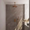 Inbouw Regendouche Set Brauer Copper Edition Plafond Uitloop Ronde Hoofddouche 30 Cm Koper -Hansgrohe Badkamerinterieur Winkel 5 gk 055 shop