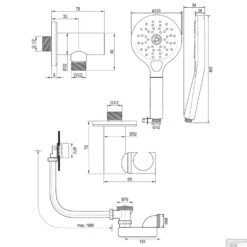 Inbouwthermostaatset Brauer Copper Carving Incl 3 Standen Handdouche En Badafvoer Koper 19 Inbouwthermostaatset Brauer Copper Carving Incl 3 Standen Handdouche En Badafvoer Koper -Hansgrohe Badkamerinterieur Winkel 5 gk 096 tech