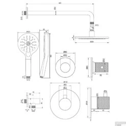 Regendoucheset Inbouw Brauer Copper Carving Thermostatisch 20cm Met Gebogen Wandarm En Handdouche 3-Standen Losse Stopkranen Geborsteld Koper 24 Regendoucheset Inbouw Brauer Copper Carving Thermostatisch 20cm Met Gebogen Wandarm En Handdouche 3-Standen Losse Stopkranen Geborsteld Koper -Hansgrohe Badkamerinterieur Winkel 5 gk 105 tech
