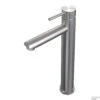 Wastafelmengkraan Brauer Brushed Edition Coldstart Opbouw Hoog Ronde Hendel Geborsteld RVS PVD -Hansgrohe Badkamerinterieur Winkel 5 ng 002 shop