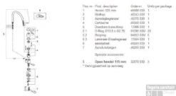 Grohe Euroeco Special Keukenkraan Hoog Met Hendel 12 Cm. Chroom 7 Grohe Euroeco Special Keukenkraan Hoog Met Hendel 12 Cm. Chroom -Hansgrohe Badkamerinterieur Winkel 50901