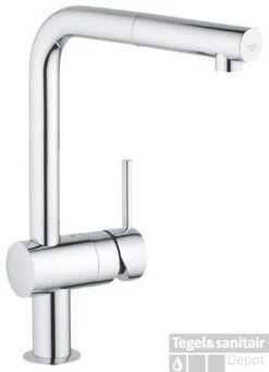 Grohe Minta Keukenkraan L-uitloop Chroom