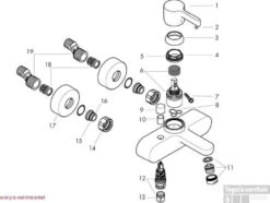 Hansgrohe Metris S Badkraan Chroom -Hansgrohe Badkamerinterieur Winkel 52428