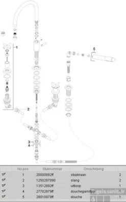 Dornbracht Tara. 4-gats Badrandcomb.voor Badrandmontage Kruisgreep Chroom 5 Dornbracht Tara. 4-gats Badrandcomb.voor Badrandmontage Kruisgreep Chroom -Hansgrohe Badkamerinterieur Winkel 54232
