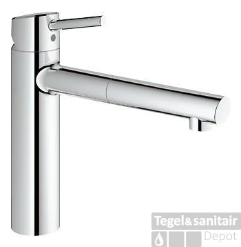 Grohe Concetto Keukenkraan Met Uittrekbare Kraanuitloop Chroom 3 Grohe Concetto Keukenkraan Met Uittrekbare Kraanuitloop Chroom