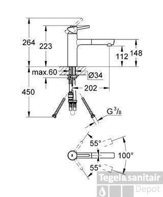 Grohe Concetto Keukenkraan Met Uittrekbare Kraanuitloop Chroom 4 Grohe Concetto Keukenkraan Met Uittrekbare Kraanuitloop Chroom - Afbeelding 2