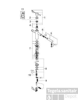 Grohe Concetto Keukenkraan Met Uittrekbare Kraanuitloop Chroom 6 Grohe Concetto Keukenkraan Met Uittrekbare Kraanuitloop Chroom - Afbeelding 4