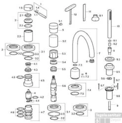 Hansa Designo Afdekset 4-gats Badrandcombinatie Chroom -Hansgrohe Badkamerinterieur Winkel 55830