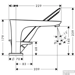 Hansgrohe Puravida Afdekset 3-gats Badrandcomb.met Douchegarnituur Chroom -Hansgrohe Badkamerinterieur Winkel 67944 1