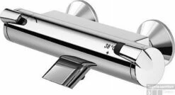 Hansa Fit Badthermostaat Met S-koppelingen Chroom