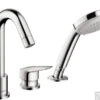 Hansgrohe Logis Afdekset 3-gats Badrandcombinatie Met Handdouche Chroom 1 Hansgrohe Logis Afdekset 3-gats Badrandcombinatie Met Handdouche Chroom -Hansgrohe Badkamerinterieur Winkel 80679