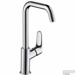 Hansgrohe Focus Wastafelkraan Met Draaibare Uitloop 24 Cm. Chroom