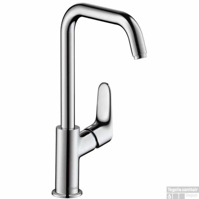 Hansgrohe Focus Wastafelkraan Met Draaibare Uitloop 24 Cm. Chroom 3 Hansgrohe Focus Wastafelkraan Met Draaibare Uitloop 24 Cm. Chroom