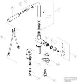 B&w-luxury Carati Keukenkraan Met Uittrekbare Kraanuitloop Chroom -Hansgrohe Badkamerinterieur Winkel 86517