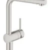Grohe Minta Keukenkraan Met Uittrekbare Handdouche Dualspray Supersteel 2 Grohe Minta Keukenkraan Met Uittrekbare Handdouche Dualspray Supersteel -Hansgrohe Badkamerinterieur Winkel 89124
