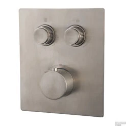 Afbouwdeel Inbouwthermostaat Wiesbaden Caral Klik Pro 2-weg Geborsteld Staal