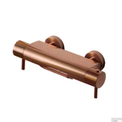 Badkraan Hotbath Cobber Thermostaat Waterval Uitloop Geborsteld Koper