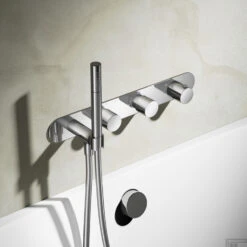 Thermostaat Badkraan Hotbath Buddy Inbouw 2-stop Zonder Uitloop Chroom