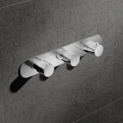 Douchethermostaat Hotbath Buddy Inbouw 2 Stopkranen Horizontaal Chroom