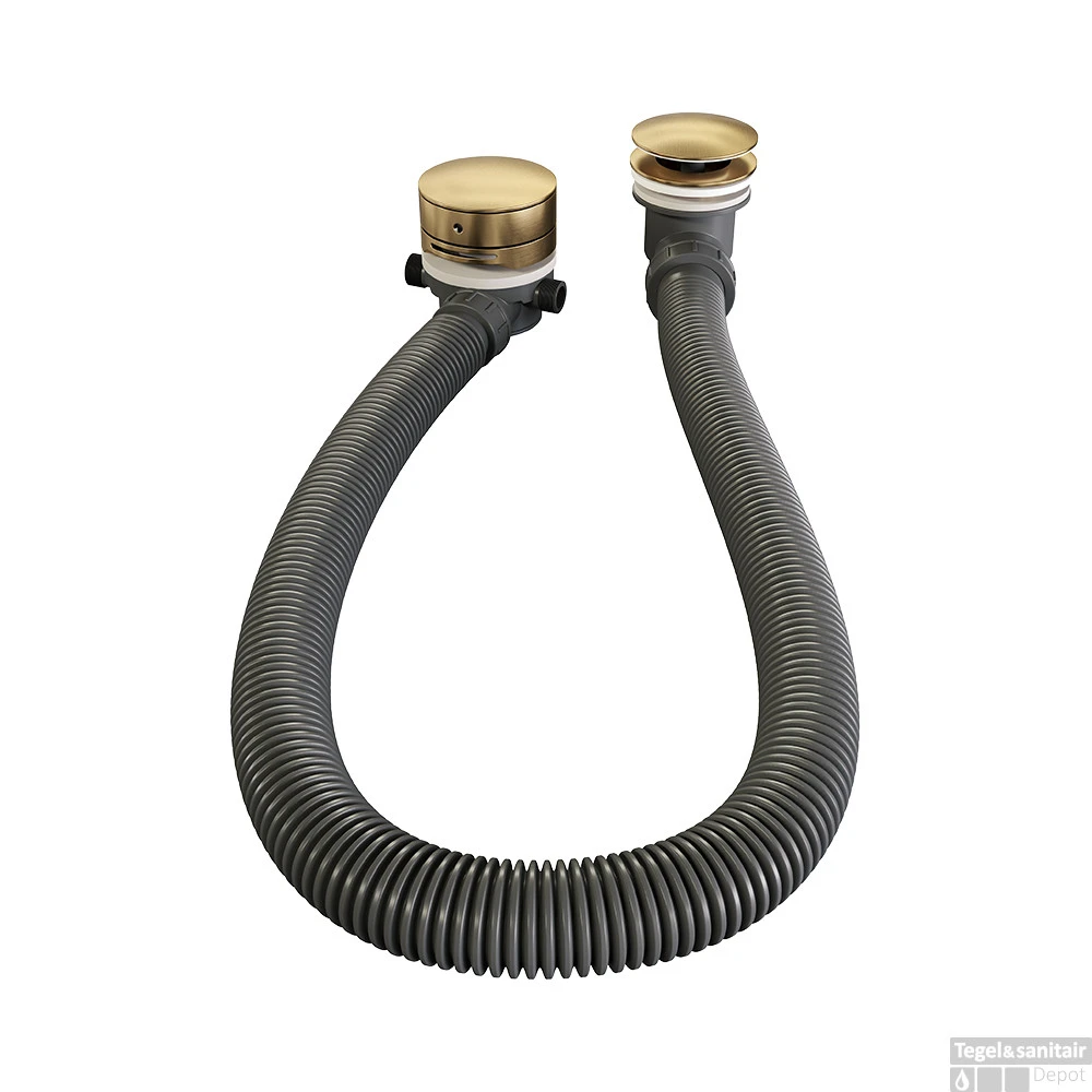 Badkraan Inbouw Set Brauer Gold Edition Thermostatisch Met Badvulcombinatie En Staaf Handdouche Geborsteld Goud 7 Badkraan Inbouw Set Brauer Gold Edition Thermostatisch Met Badvulcombinatie En Staaf Handdouche Geborsteld Goud - Afbeelding 5