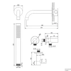 Badkraan Inbouw Set Brauer Gold Edition Thermostatisch Met Uitloop En Staaf Handdouche Geborsteld Goud 21 Badkraan Inbouw Set Brauer Gold Edition Thermostatisch Met Uitloop En Staaf Handdouche Geborsteld Goud -Hansgrohe Badkamerinterieur Winkel badkraan inbouw set brauer gold edition thermostatisch met uitloop en staaf handdouche goud tech2