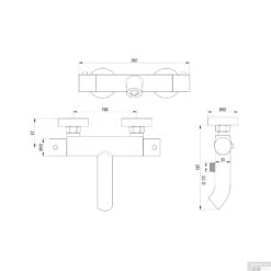 Badkraan Thermostatisch Brauer Gold Edition Geborsteld Goud -Hansgrohe Badkamerinterieur Winkel badkraan thermostatisch brauer gold edition geborsteld goud tech