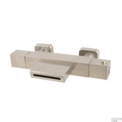 Badkraan Wiesbaden Rombo Waterval Thermostatisch Vierkant RVS